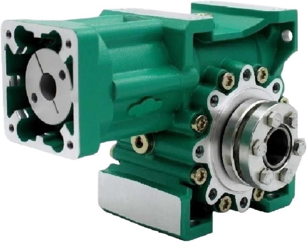 Low Backlash up to 0.5-2 Arc Minute Worm Gearbox Gear Reducer CYCM40 Input 14/11/9mm Output 20mm Free Maintenance(CM 40 i 50 to 1,HIHO Locking Way)