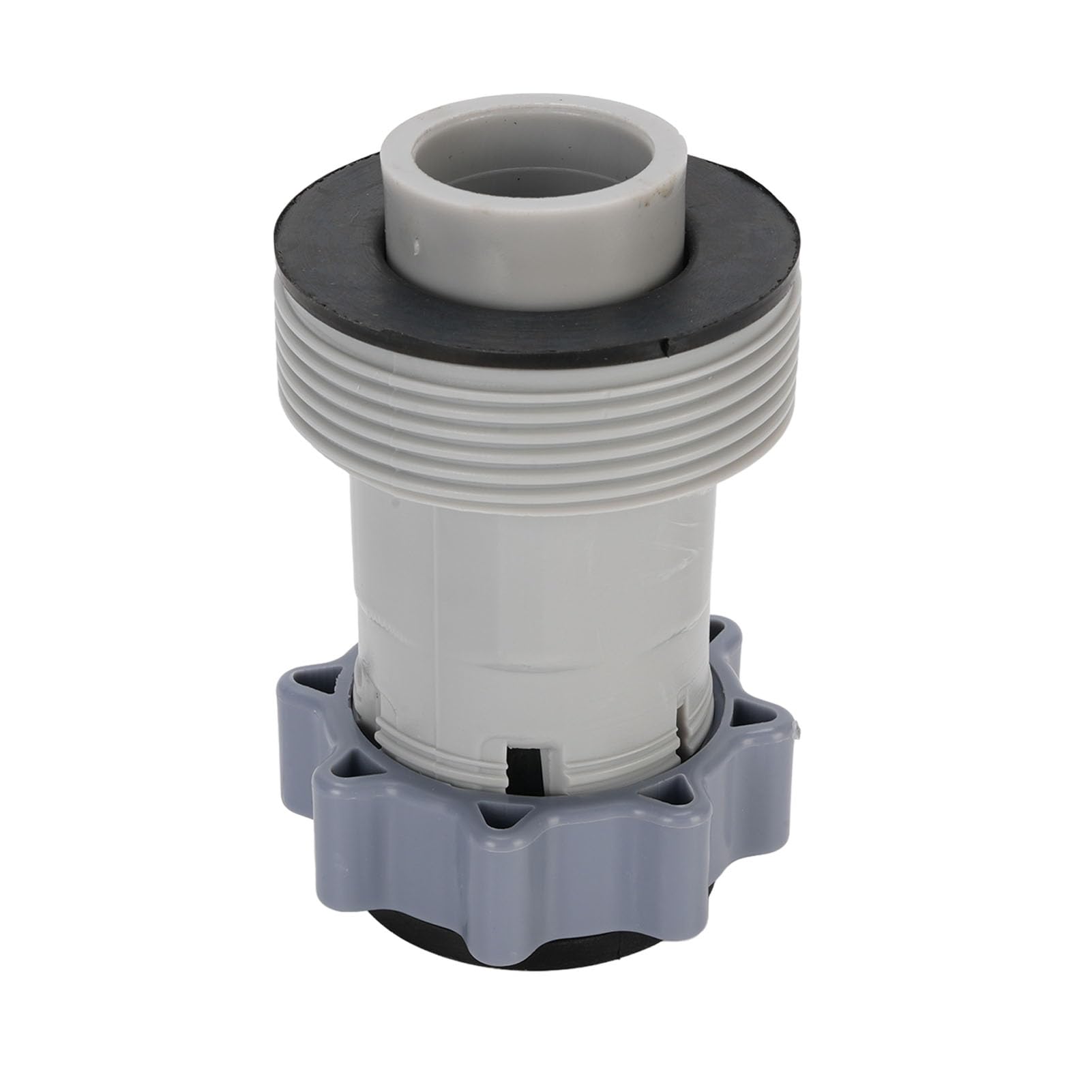Jelquix Upgraded Pool Hose Adapter Kit, 1.5in Hose to 1.25in Diameter Premium ABS Valve Conversion Connector with Efficient Sealing for Above Ground Pool Accessories