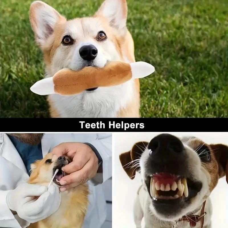 Lot de 10, 20 ou 50 Jouets couineurs for Chiens, en Peluche, Mignons, for Nettoyage des Dents des Chiens de Petite et Moyenne Taille, sans Rembourrage