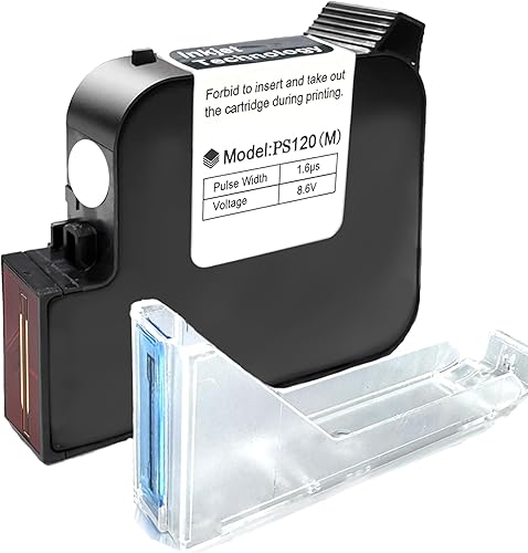 Miniatura 8 de Juego de 2 cartuchos de tinta solvente originales de 1.4 fl oz de repuesto para impresora de inyección de tinta portátil P16P18DC11, duradera y de