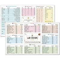 Algopix Similar Product 8 - 2 Pack Magnetic Cheat Sheets Cookbook