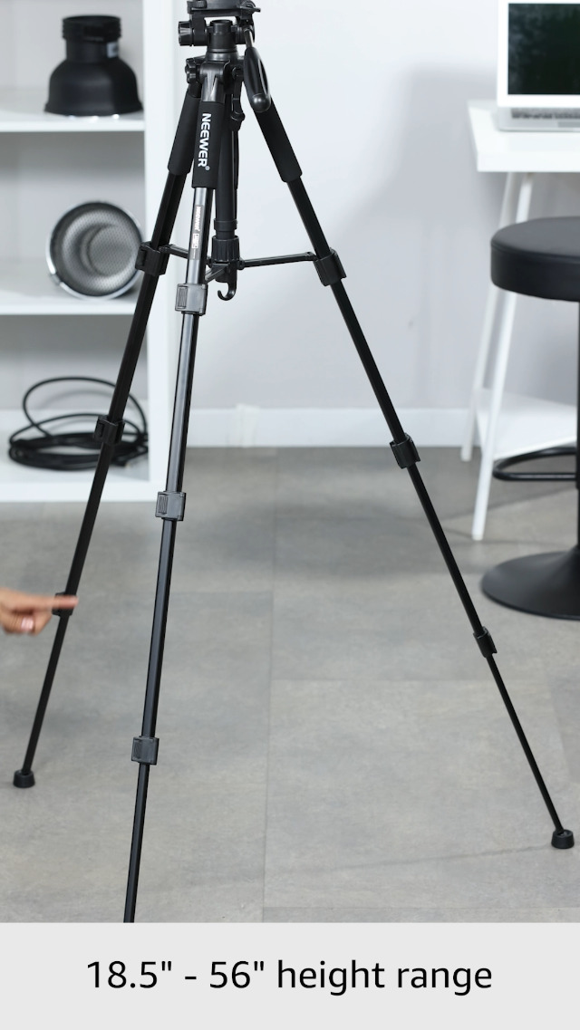Neewer Portable Camera Tripod for Travel Vlogging, Professional
