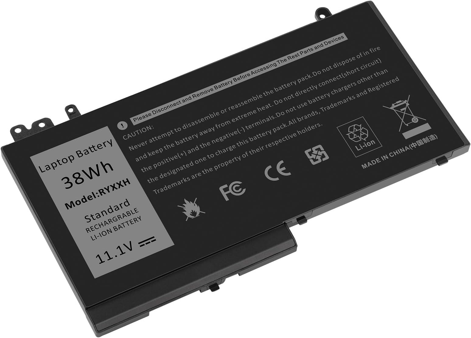 RYXXH Battery for Dell Latitude E5450/12 5000 E5250 (P25S001)/11 3150 3160 Series 1400 WW116 FT080 FT095 MN151 MN154 312-0543 Notebook Battery