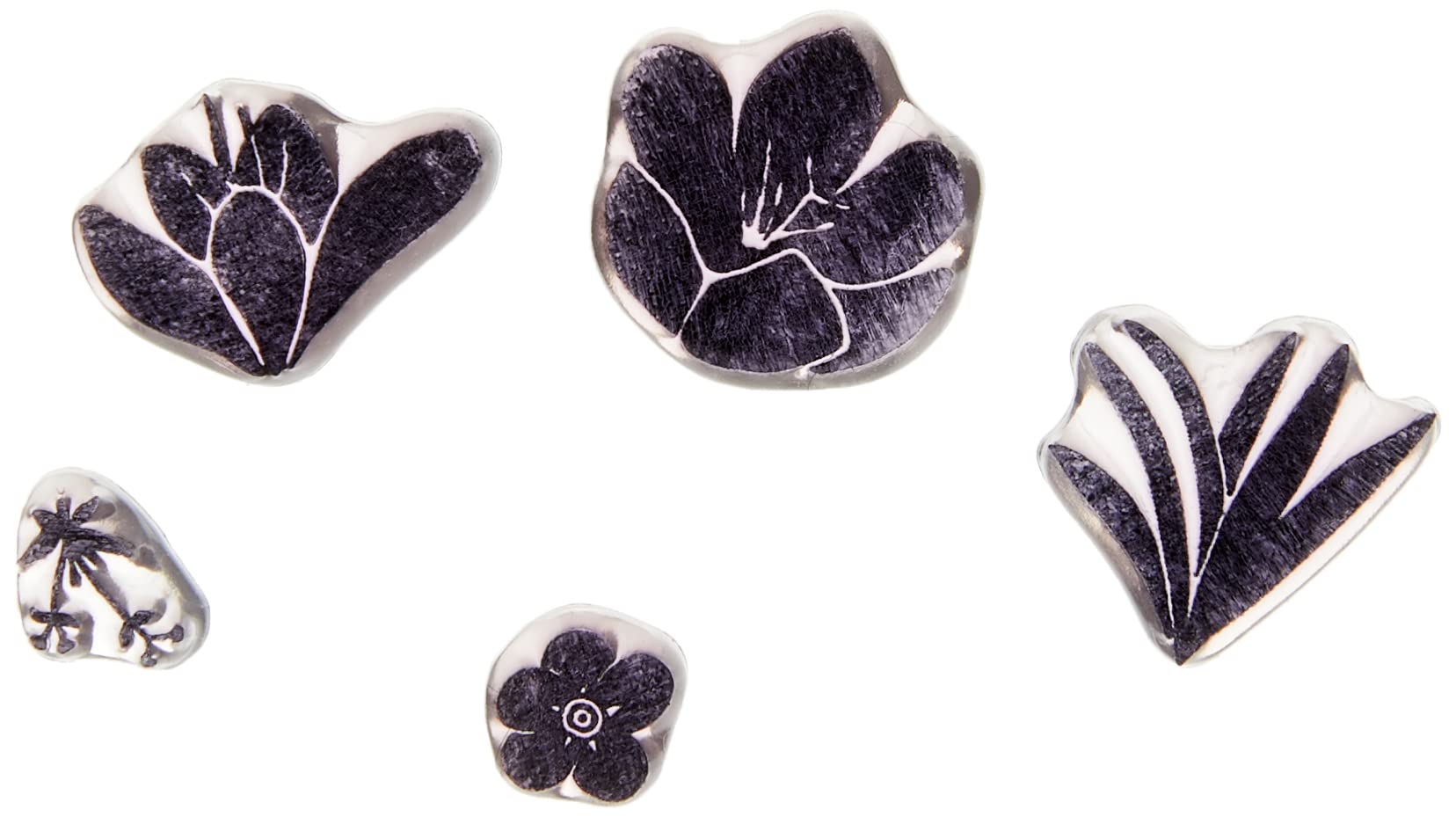 Card-Io Transparent Cdmacr-01 Crocus Garden Peg Stamps,,13 X 12.7 X 0.51 Cm; 6 Grams