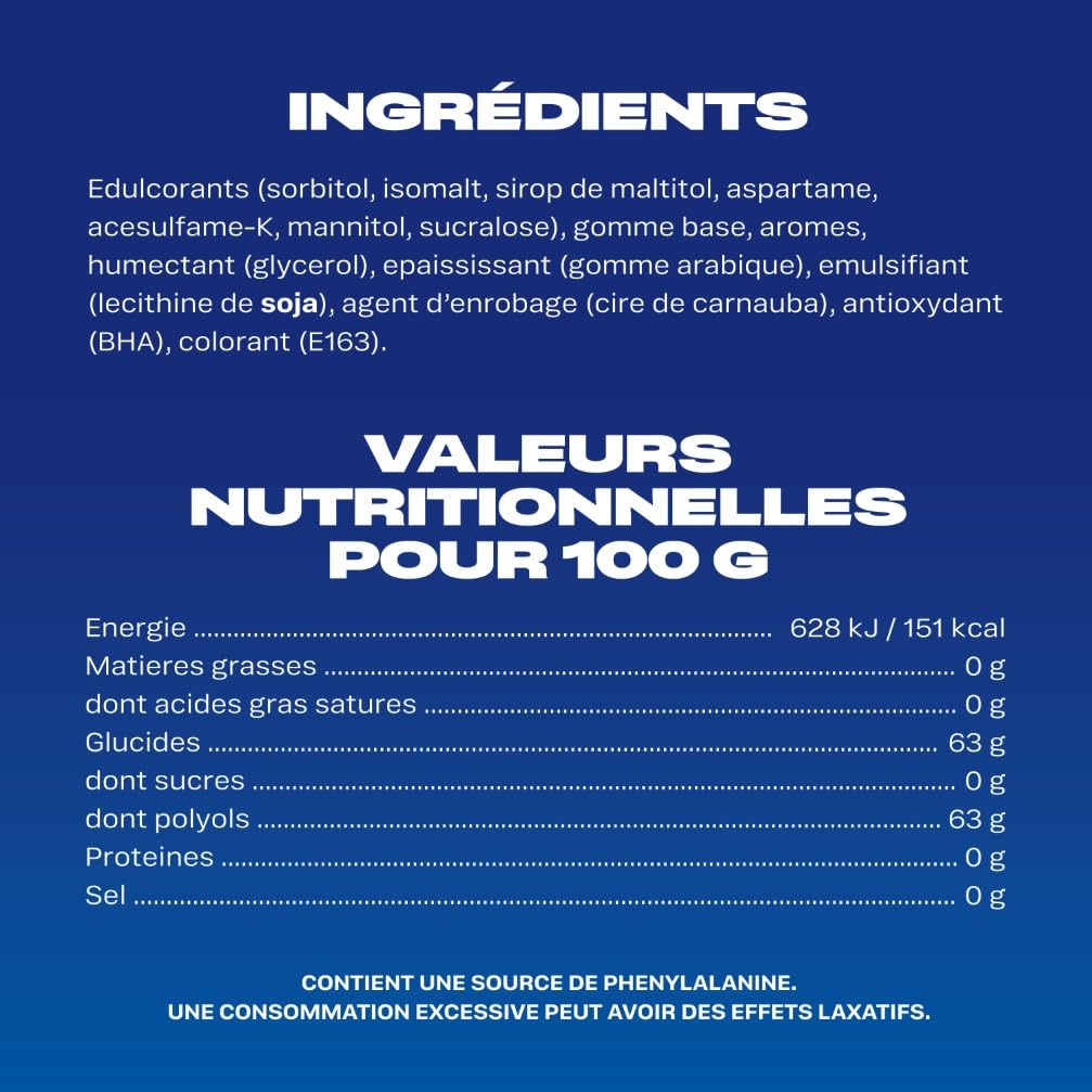 AIRWAVES - Chewing Gum Sans Sucre - Goût Cassis - Fraîcheur Mentholée - Grand format - 30 Paquets de 10 Dragées - Grand Format de 300 Dragées - 420g