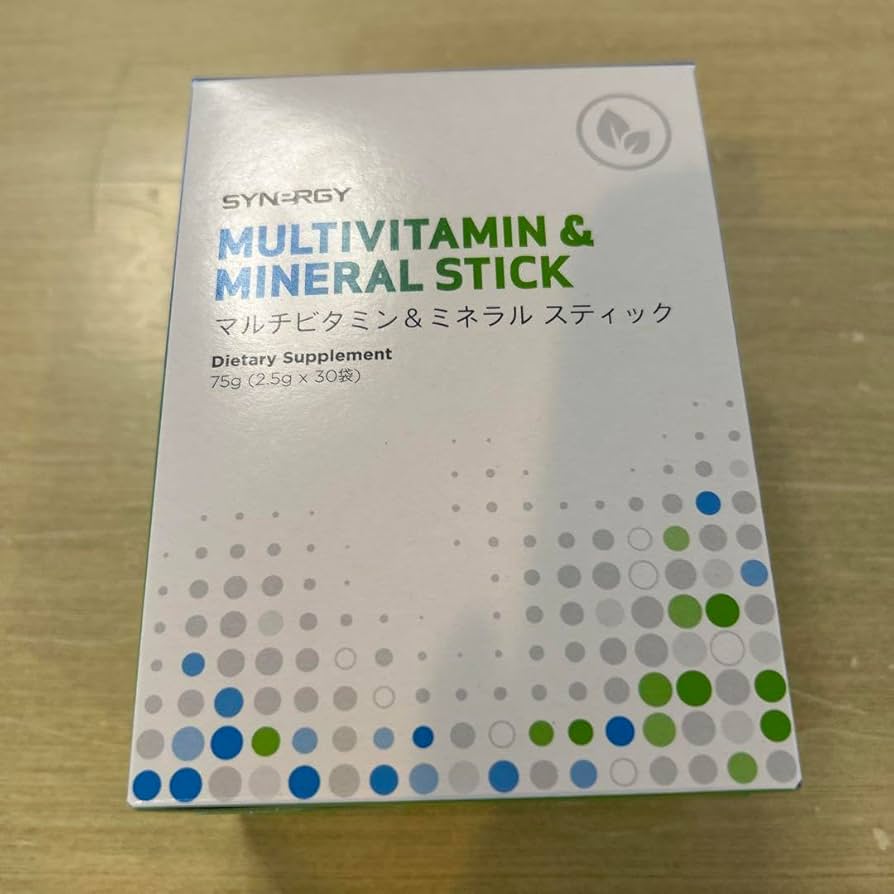 ゆう【新品】シナジー マルチビタミン&ミネラルスティック2箱セット Amazon | マルチビタミン ミネラル スティック シナジー | ノー