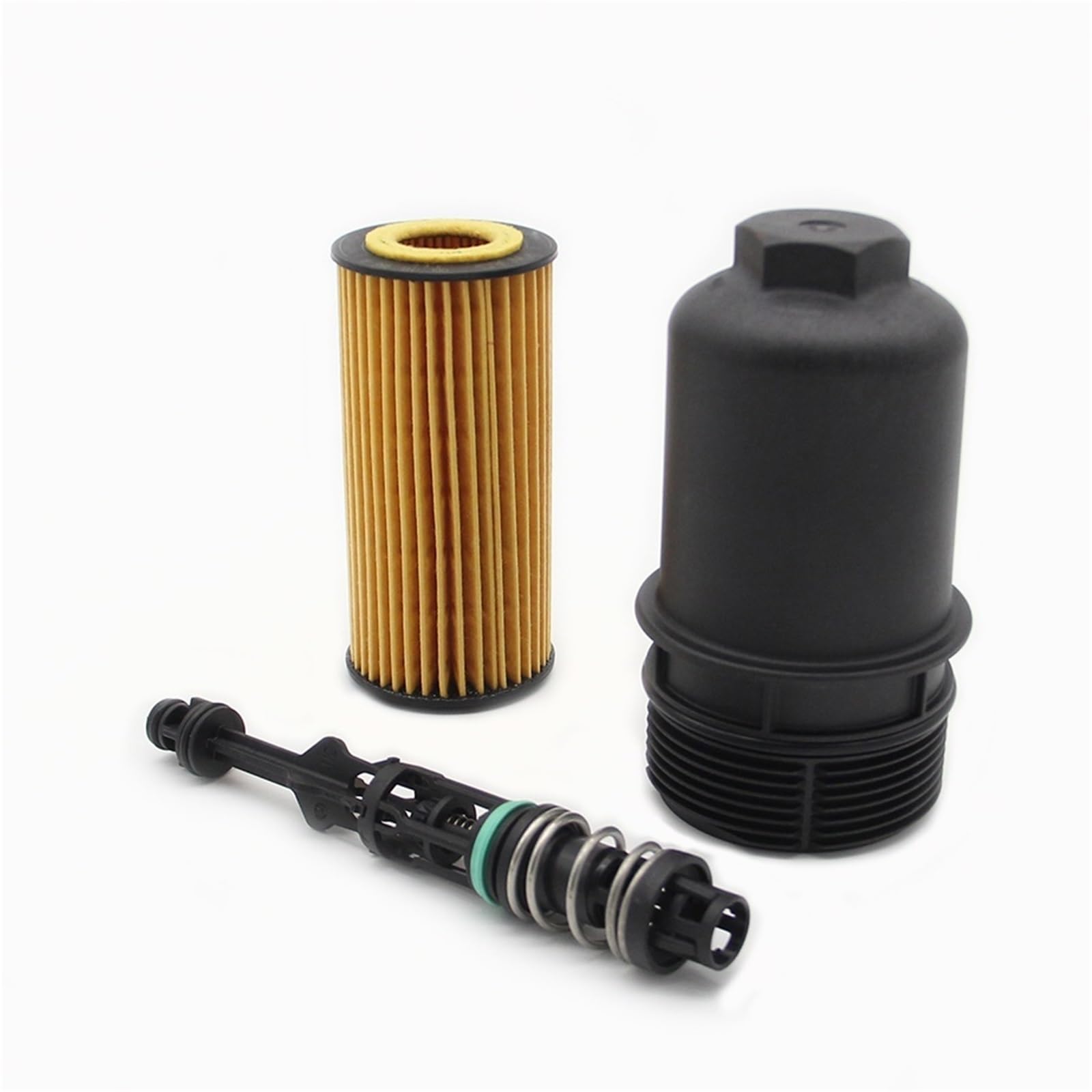 filtro de aceite del motor Adaptador de tapa de filtro de aceite 1.8T/2.0T. Compatible con, Arteon, Golf, Touareg y A3, A4 y A5.