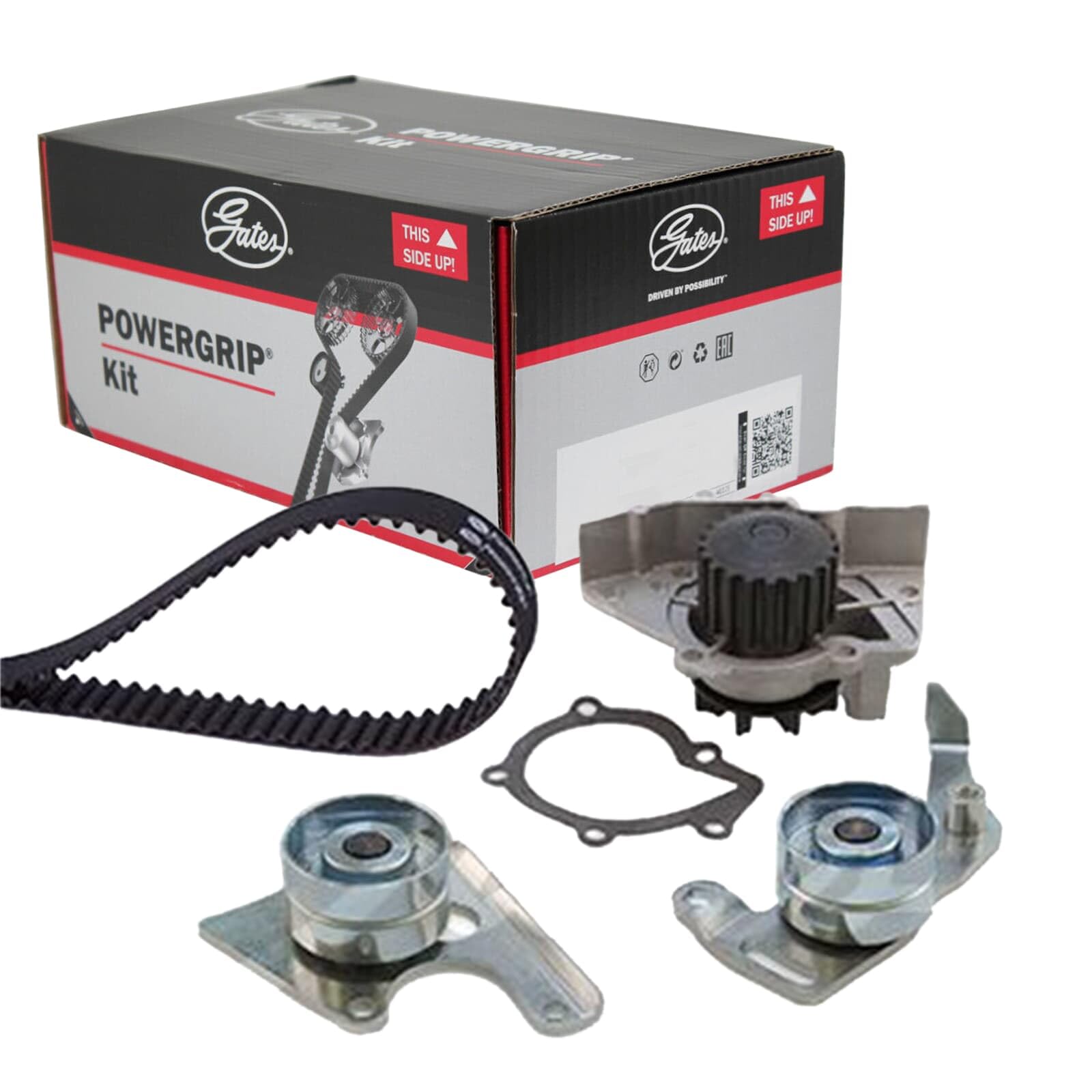 GATES KP25049XS Kit cinghia distribuzione pompa acqua N° denti: 136 25,4 mm con pompa acqua Compatibilità con FIAT DUCATO Pianale piatto/Telaio 230 Scudo Van 220 DUCATO Furgonato 230L ULYSSE 220