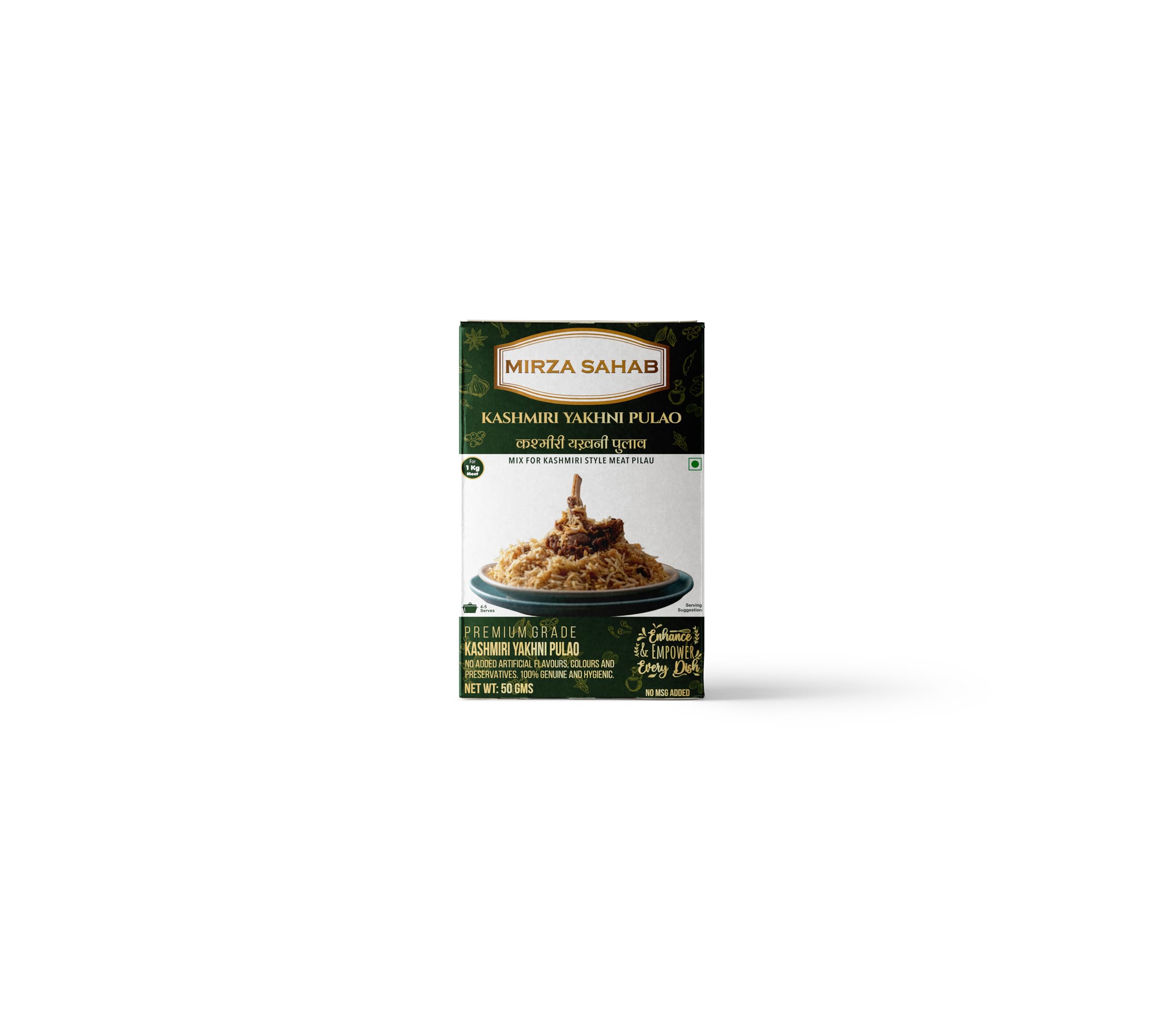Mirza Sahab Kashmiri Yakhni Pulao Masala | Easy & Ready to Cook Exotic Spice Blend | Delicious, Flavourful & Aromatic Chicken/Mutton Kashmiri Yakhni Pulao Masala Pack of 4 (B0BZFRT255) Amazon Price History, Amazon Price Tracker