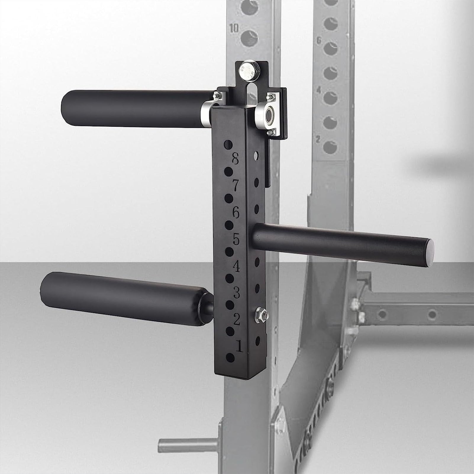 Beinstrecker-Gerät im Sitzen, Training der Beinmuskelgruppen, Zubehör für Fitness-Kniebeugenständer, Beinkraft-Curl-Trainingsgerät für Sportler, Maximale Belastung 272 kg, 18–25 mm Durchmesser