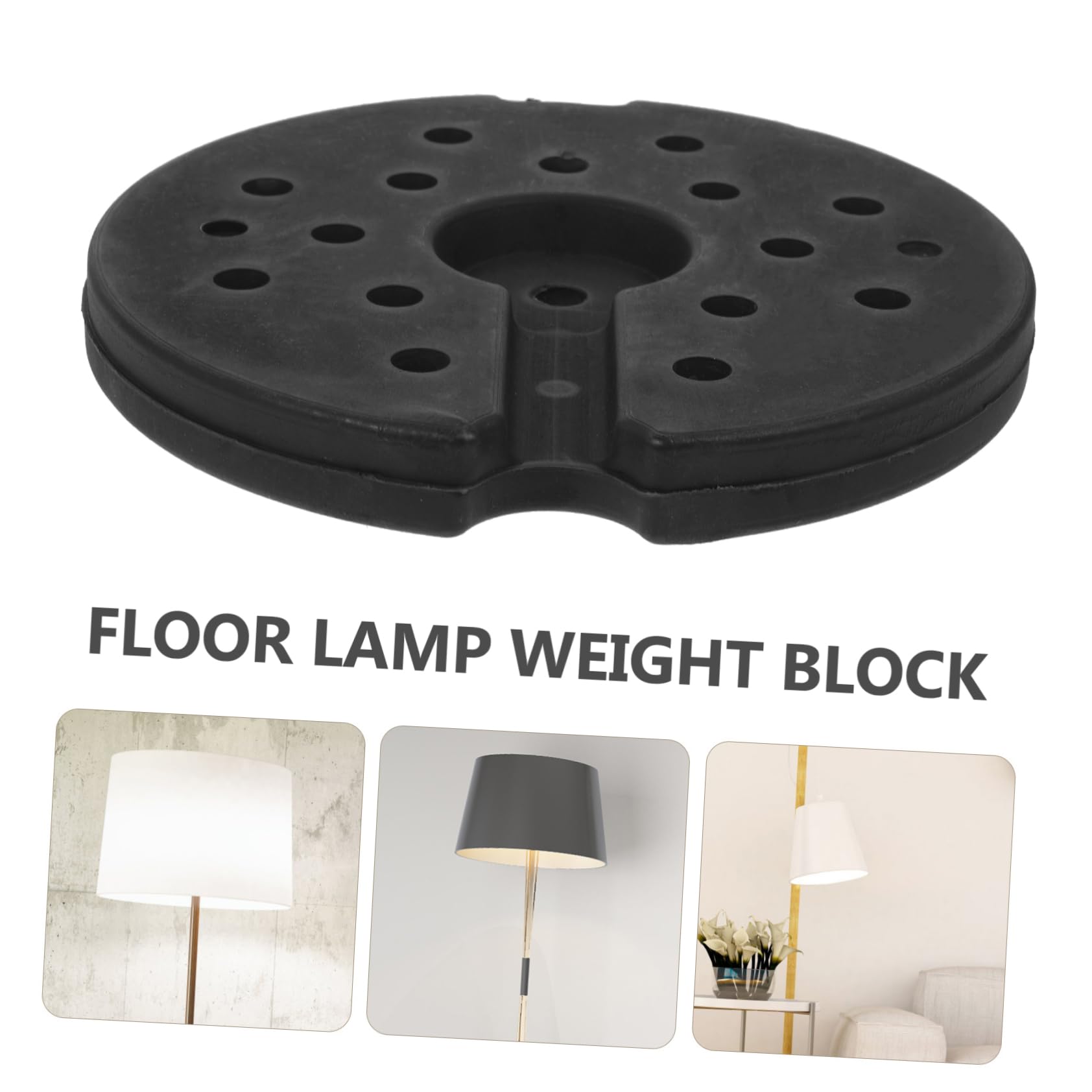 Schwerer Lampensockel aus Gummi Runder Abgerundeter Lampenfuß für Stehlampe mit Einfachem Aufbau als Sockel für Stehlampe oder Tischleuchtenfuß im Schlafzimmer