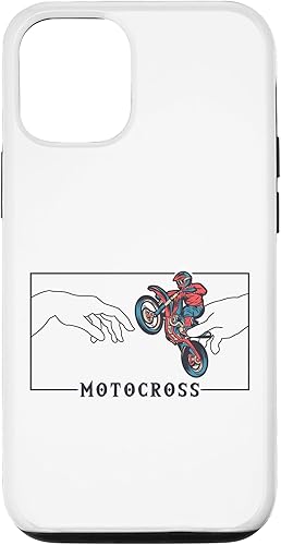 Miniatura 4 de iPhone 12 mini Michelangelo Creation of Adam Motocross Supermoto Motocross Case