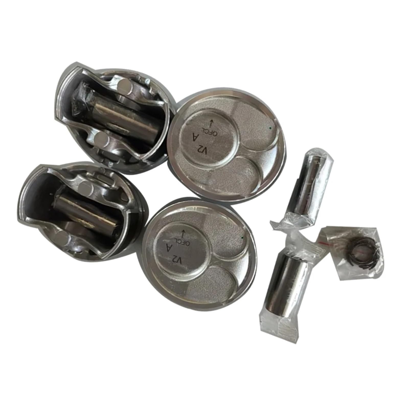 Set pistone Set di 4 pistoni e fasce elastiche motore per HYUNDAI SONATA HYBRID 2.0 G4NG