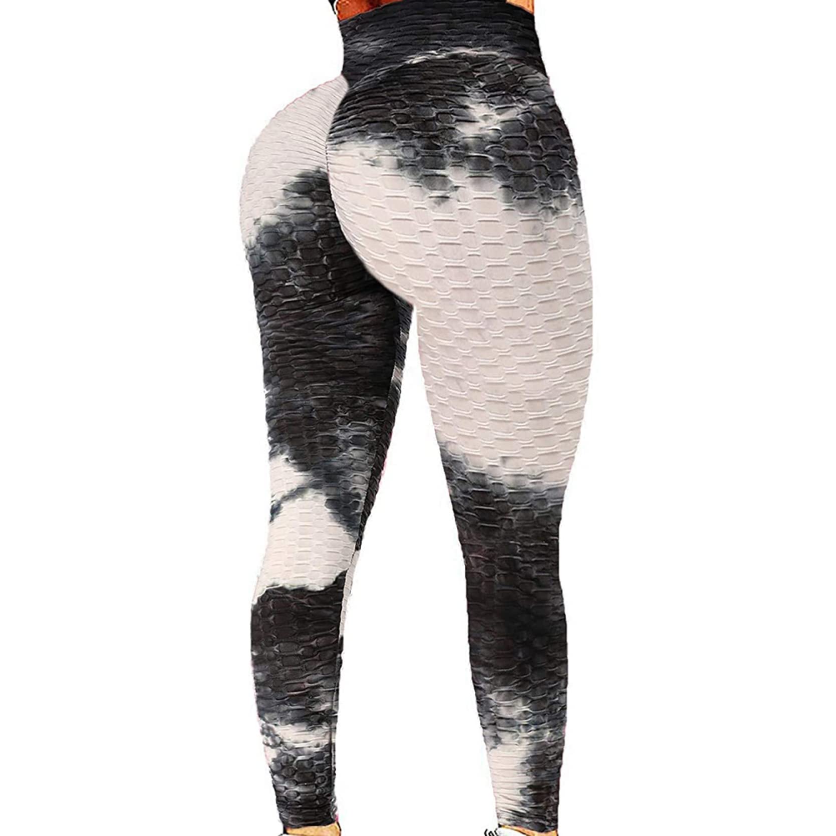 Btrada Tie Dye Leggings Women Push Up Sport Leggings High Waist Workout Yoga Pants Girl Sports FitnessTights Gym Running