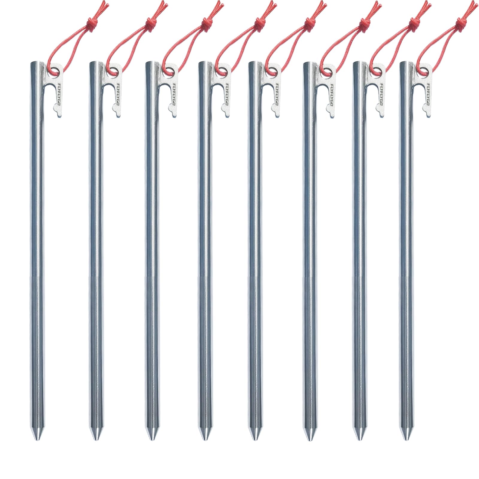 チタンペグ 30センチ 8本 チタンペグ 30センチ 8本 【公式通販】