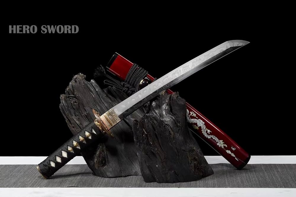 12寸T 10覆土焼刃武士短刀『ファージ』古兵器 武具 刀装具 日本刀 模造刀 12寸T 10覆土焼刃武士短刀『ファージ』古兵器 武具 刀装具 日本