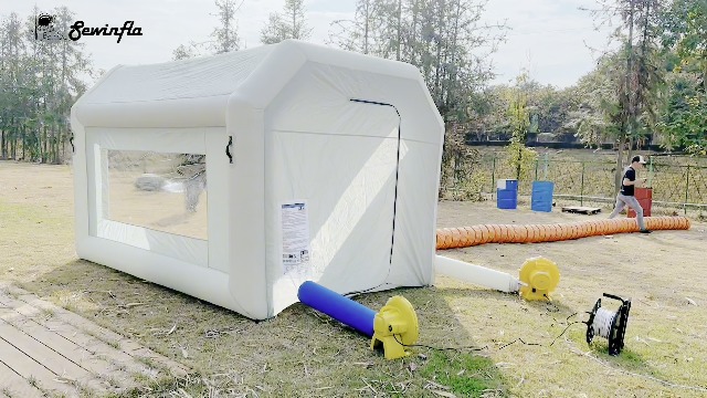 Amazon.com: Sewinfla Professional Inflatable Paint Booth 13x8.2x8