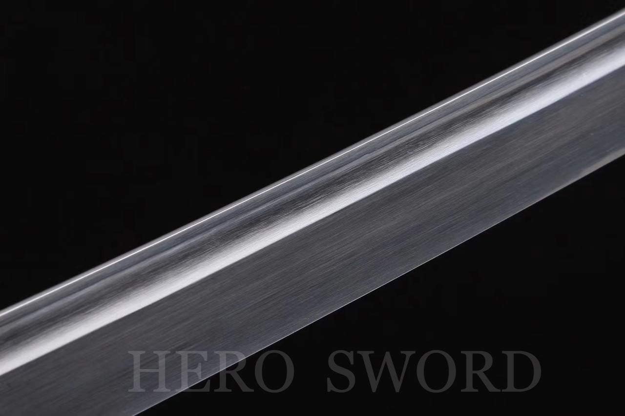 Spring Steel Blade Dragon Head Katana Handmade Full Tang Japanese Samurai Sword Real Very Sharp Highlander Sword