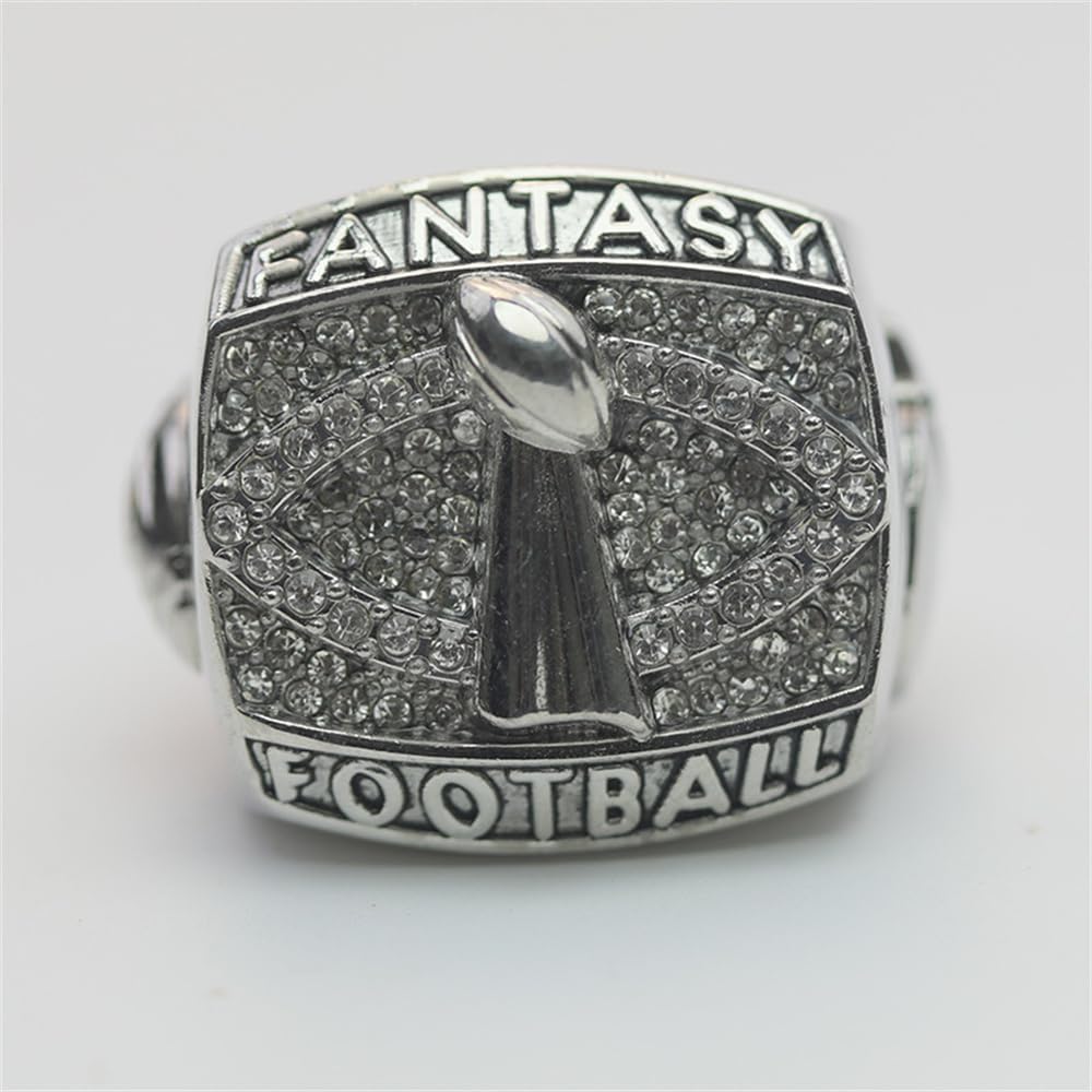 2011-2024 14Pcs Fantasy Football Championship Ring MVP Trophy Prize for Fans Mens' Souvenir Gift