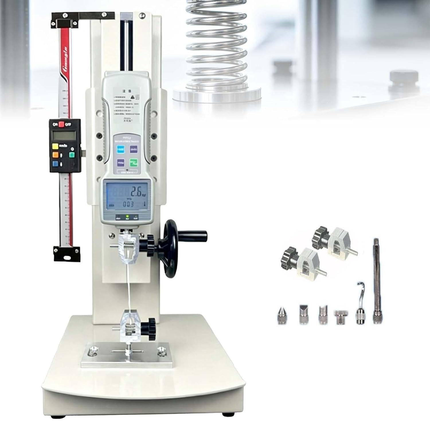 GAYAYAS 10-2000 N Digital tensile pressure tester, Tensile testing machine Withruler-200N
