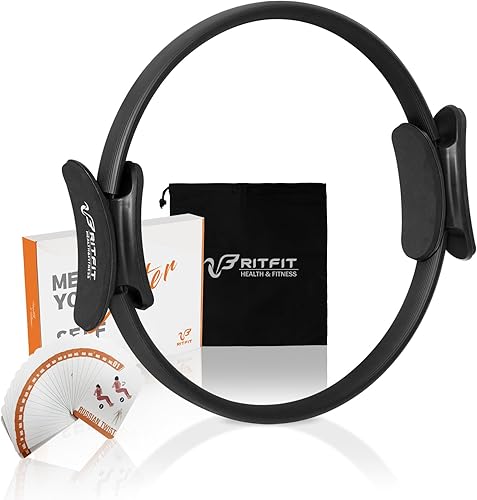 RitFit Anillo de pilates  Magic Fitness Círculo de 14 pulgadas para tonificación interior y exterior muslos, bolsa de transporte y libro electrónico disponible en Yaxa Colombia