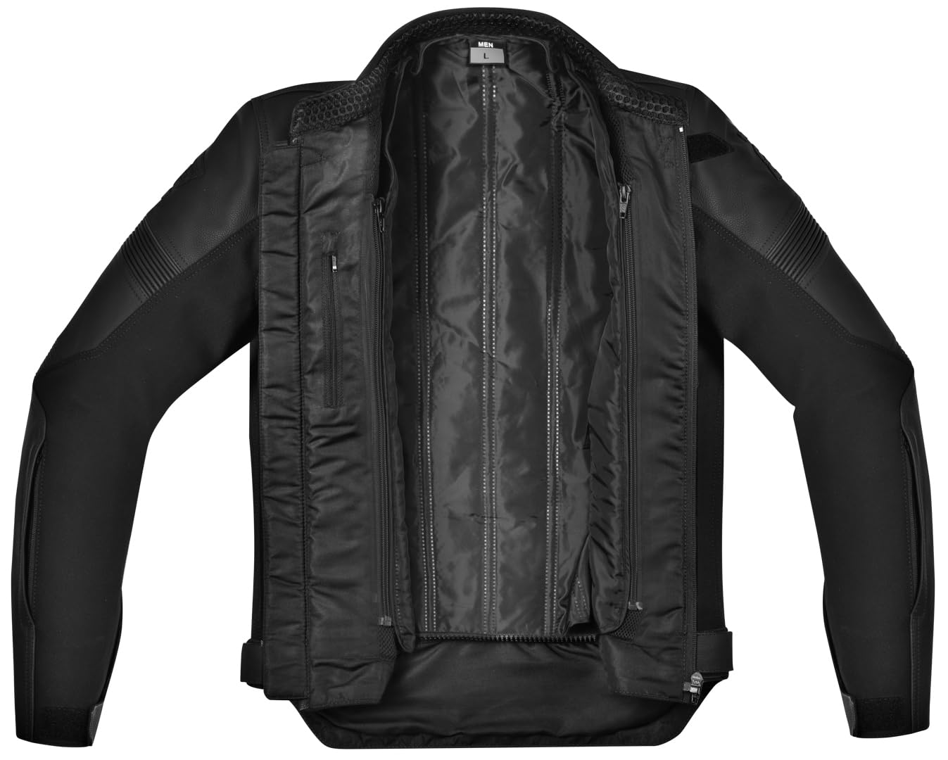 Bogotto Black-X V2 Skórzana kurtka motocyklowa, czarny, L