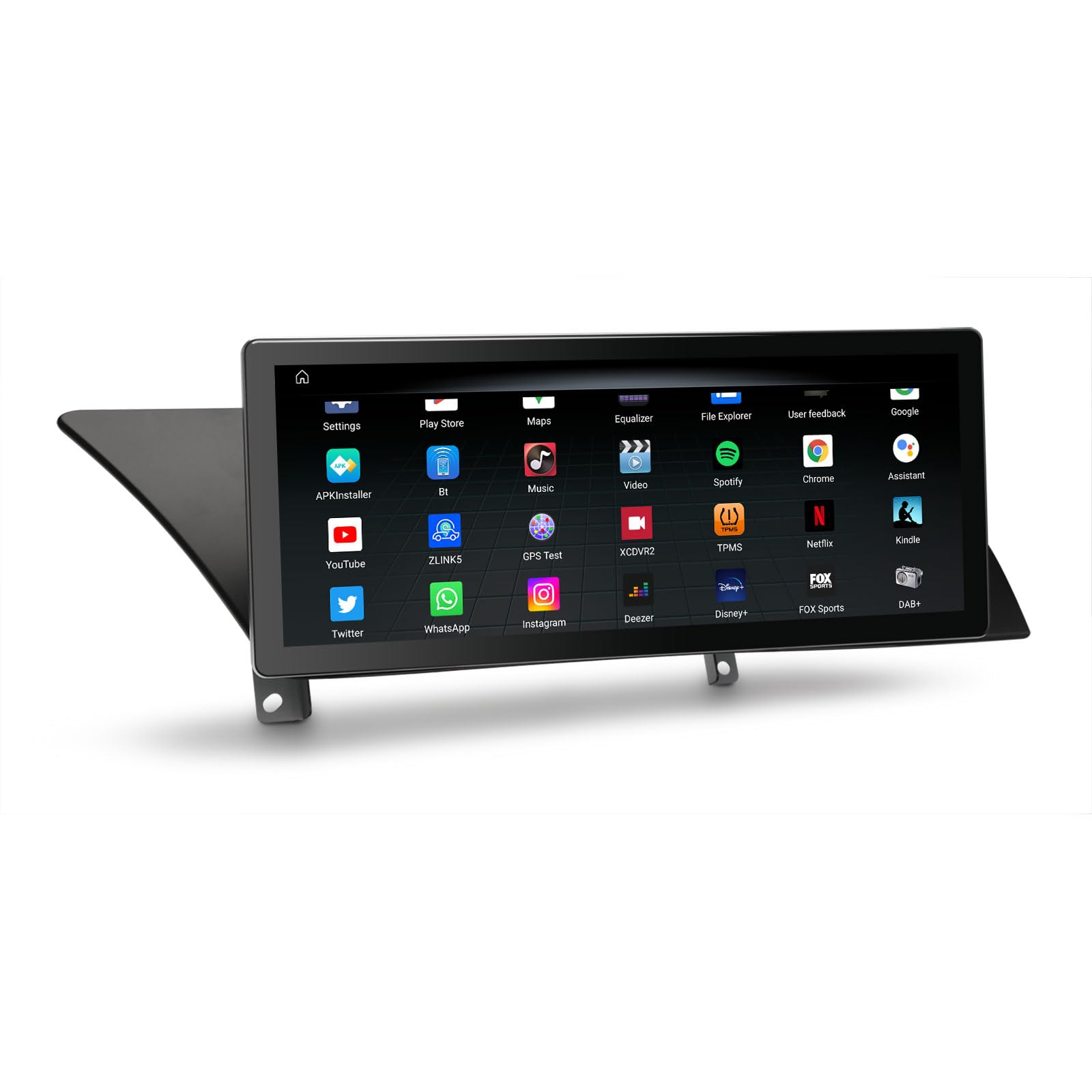 Erisin Snapdragon 4GB RAM+64GB ROM 10,25 pollici Android 14 Autoradio Bluetooth GPS Navigatore per Audi A4 B8 A5 S4 S5 2009-2016 Wireless CarPlay Android Auto WiFi 4G DAB+ IPS Schermo Canbus USB DVR