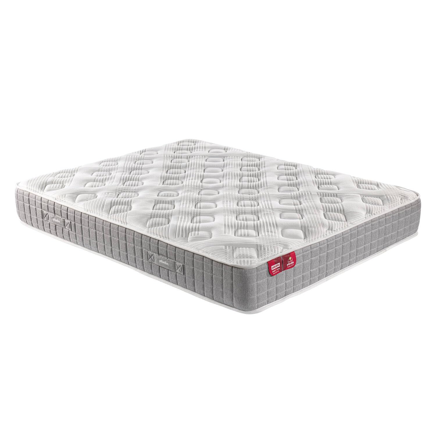PIKOLIN Colchón Muelles Ensacados + Visco Podium Plus | 28 cm| Firmeza Alta