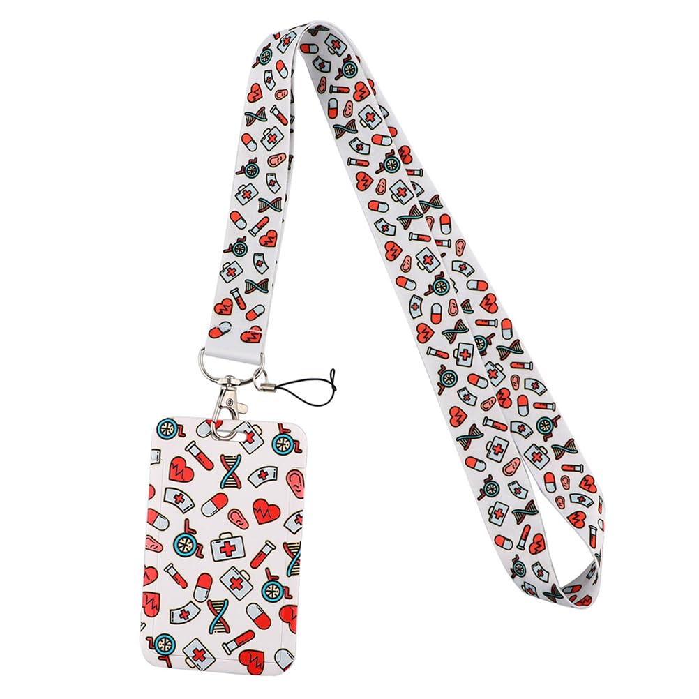 Vicloon Cordino Da Collo, Cordini Cinghia Da Collo, Neck Lanyard Strap Con Stampa Fronte Retro A Colori, Cordino Per Collo Portachiavi Rotante Per Studenti, Biglietto Da Visita, Cellulare
