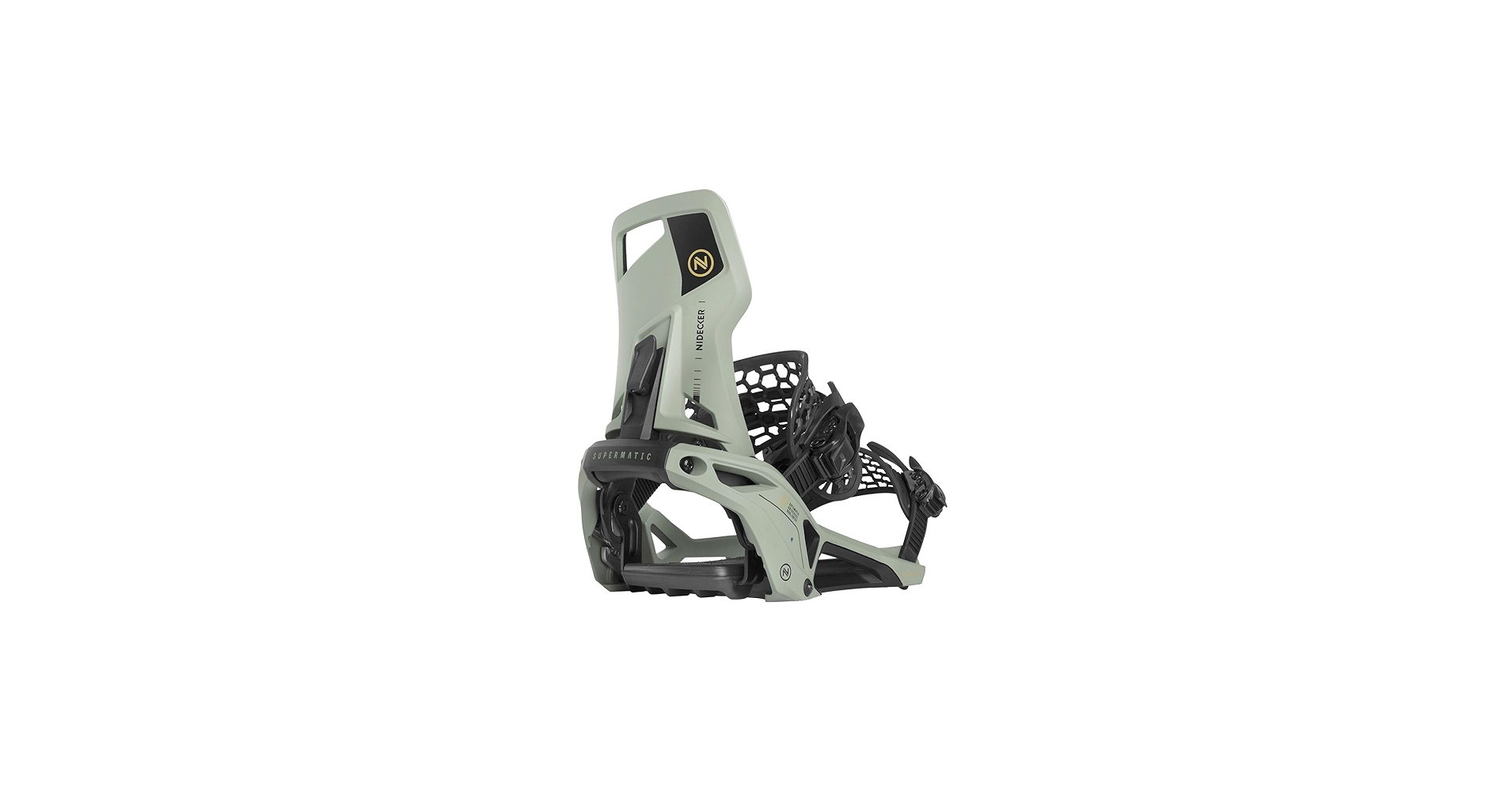 展示品 23/24 NIDECKER SUPERMATIC M olive ナイデッカー（NIDECKER）スノーボード ビンディング 24