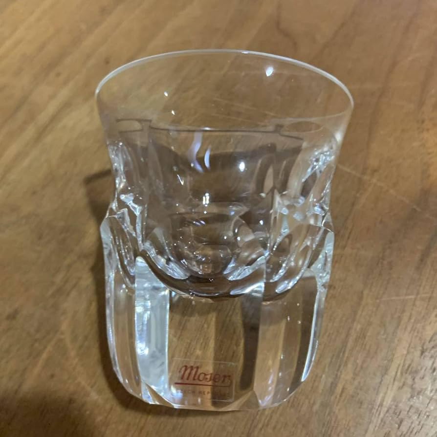 アンティークのモーザー　グラス2客 アンティークのモーザー グラス2客 アンティークのモーザーグラス2客
