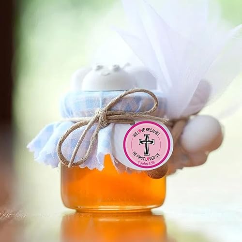 Miniatura 5 de Calcomanías de la Biblia cristiana para niños, 1000 unidades de 1.5 pulgadas, calcomanías adhesivas de Jesús con citas de las Escrituras cristianas