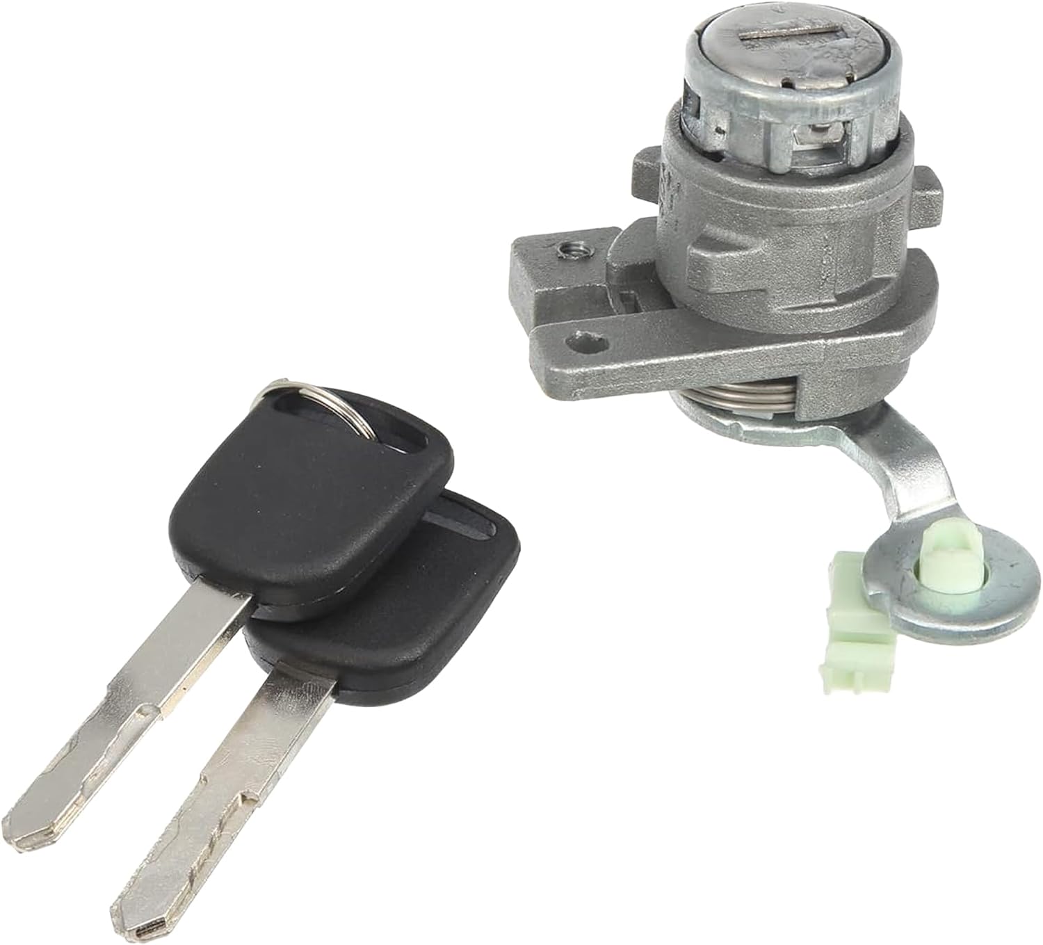 Left Driver Door Lock Cylinder with 2Keys for Honda Accord 2003-2007 Replacement 72181-SDA-A11 1Pcs Sliver Tone