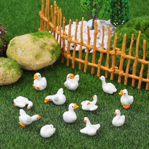 GGSTDDUP 48Pcs Mini Resin Gooses Figurines 12 Styles Small Resin Geese by GGSTDDUP - Used condition - Image 6