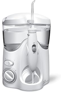 Waterpik - Irrigador bucal - WF100EU Ultra - Irrigador dental con 6 boquillas y tapa para tarjeta Arkebion® con protección RFID