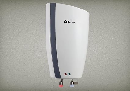 Omega's Instahot 5L Instant Water Heater High Grade SS Tank | Suitable for High Rise | 5-Year* Tank Warranty | White