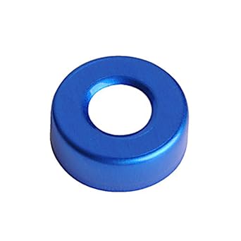 20-0000B Aluminum Standard Crimp Seal, Blue, 20 mm Pack of 100