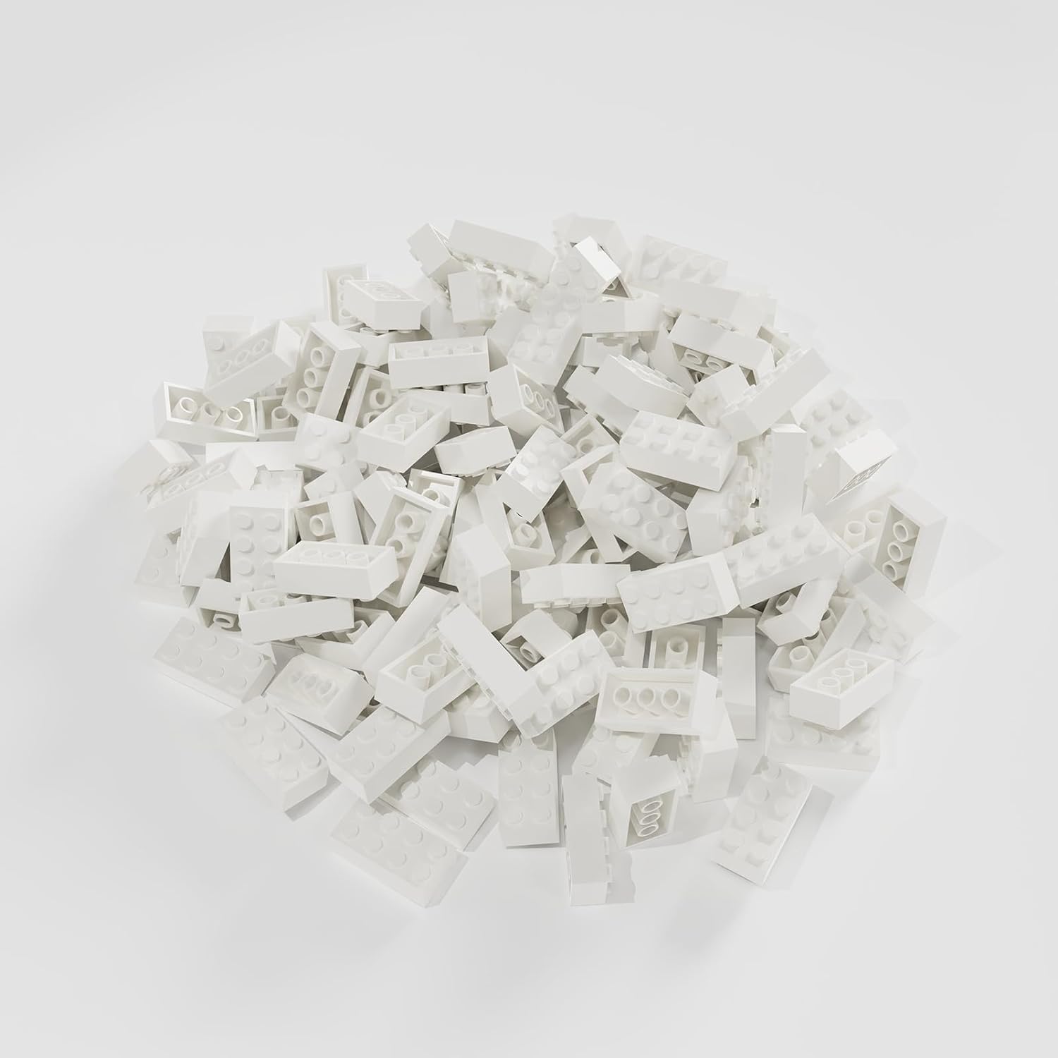 100 Piece Pink Bricks, 2x4 Building Bricks, Compatible with Lego: Pink Bricks