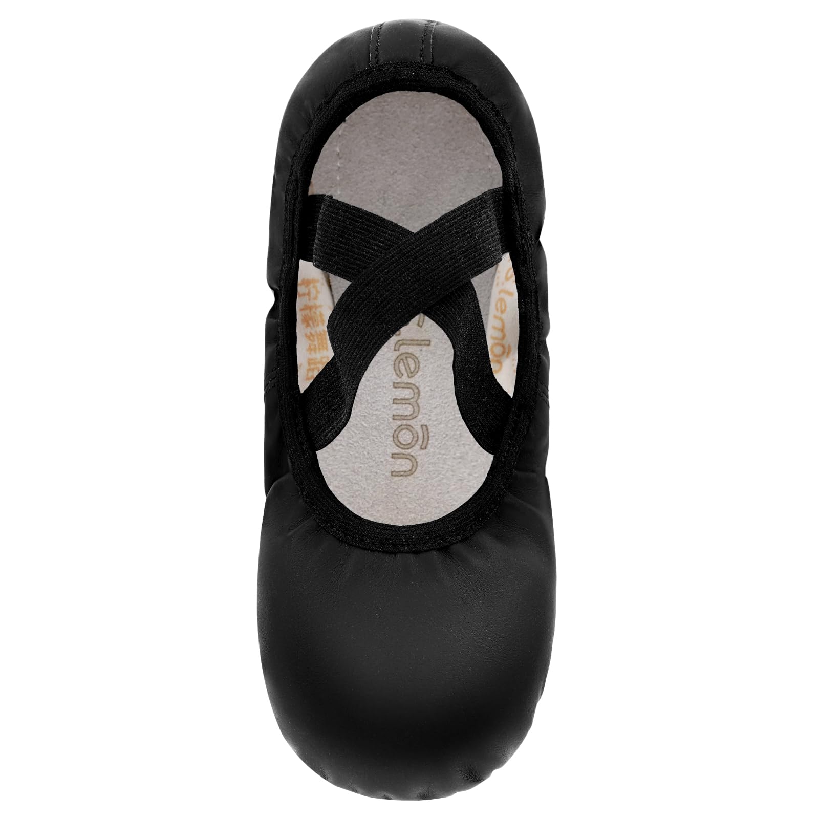 Zapatos de Ballet Niñas con Cuero Genuino, Zapatos de Danza Mujeres, Suela Dividida de Ante para Bailarinas Gimnasia Planas