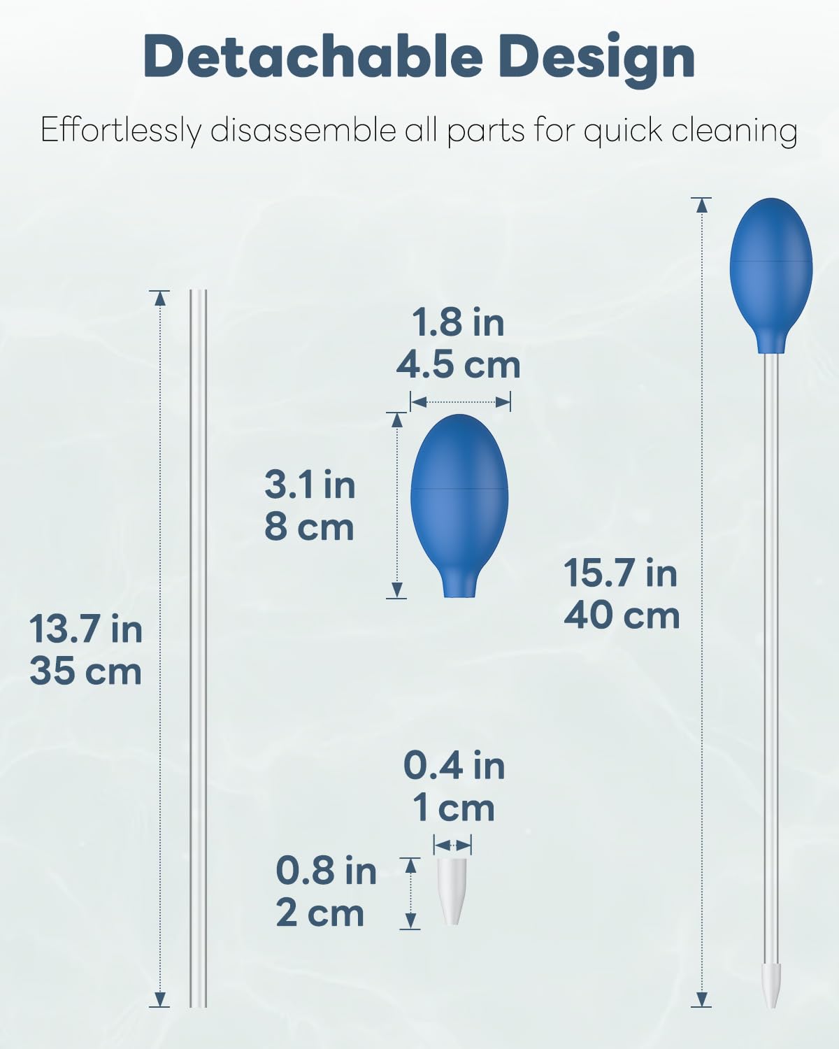 2 Pipette Lunghe Per Acquario - Alimentatore Coralli 35cm - Foto 2