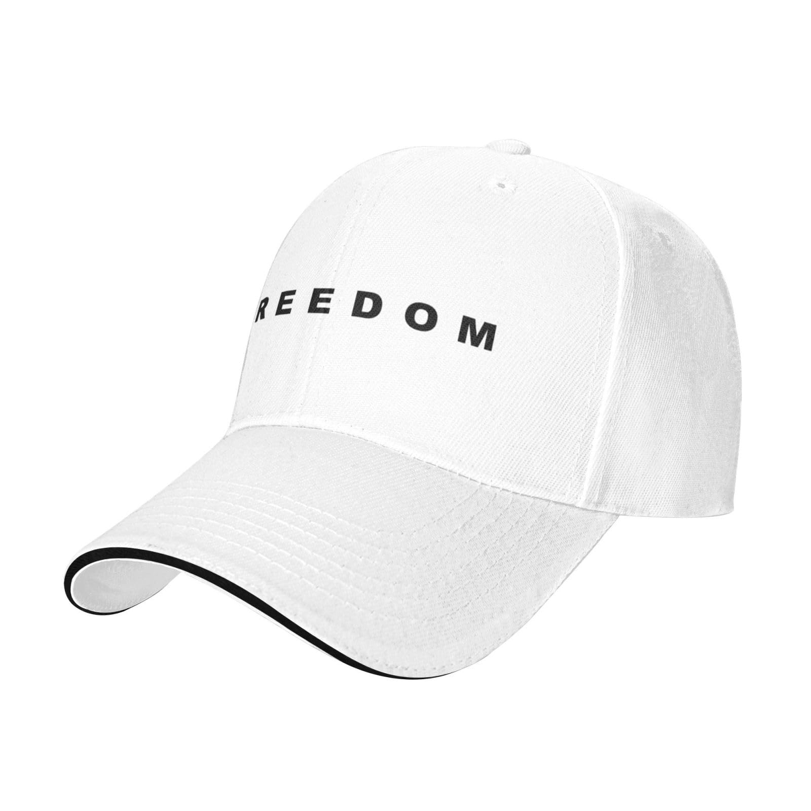 peiyeety RIP Charlie Kirk Hat Freedom Baseball Cap for Men and Women Adjustable Golf Dad Hat White