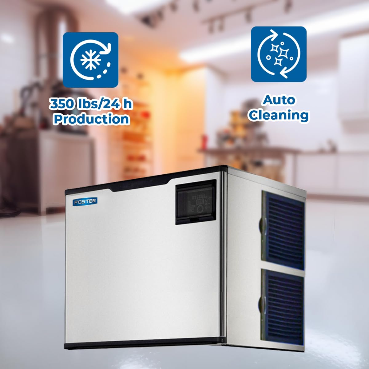 International Plastics PB-ICEDISP20 20 lbs Ice Bagger Dispenser