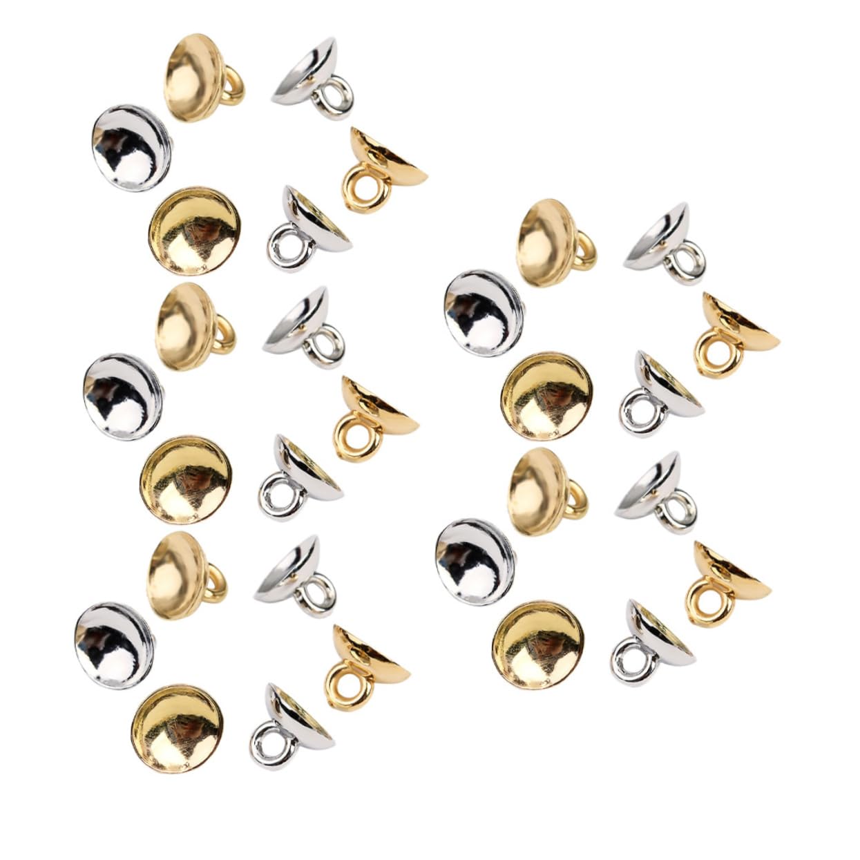 AUTSUPPL Jewelry Making Supplies Bowl Noodle Bowl Hanging Bracket 400pcs Pearl Bail Pins