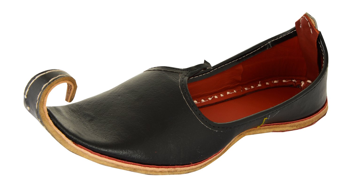 AMPEREUS Mens Black Leather Juttis - 7 UK (B01JIPTZY4) Amazon Price History, Amazon Price Tracker