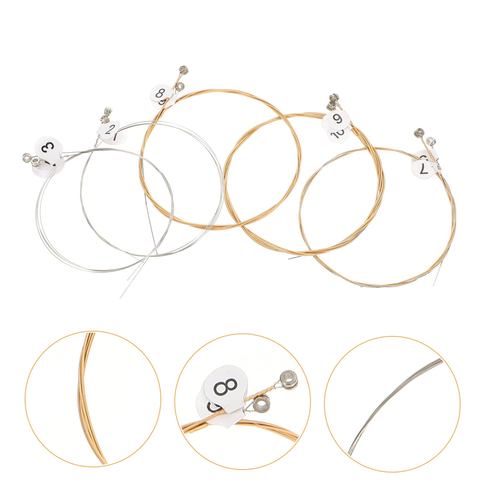 Set Di Corde Per Lira - 16 Pezzi In Acciaio, Ricambio Per Arpe A Lira, Yaqin E Altri Modelli - Foto 2