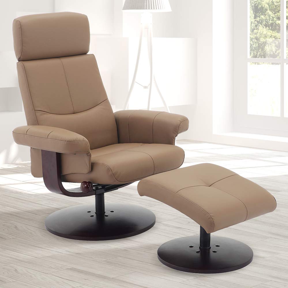 Mac MotionRoma Manual Recliner, Camel Polyurethane