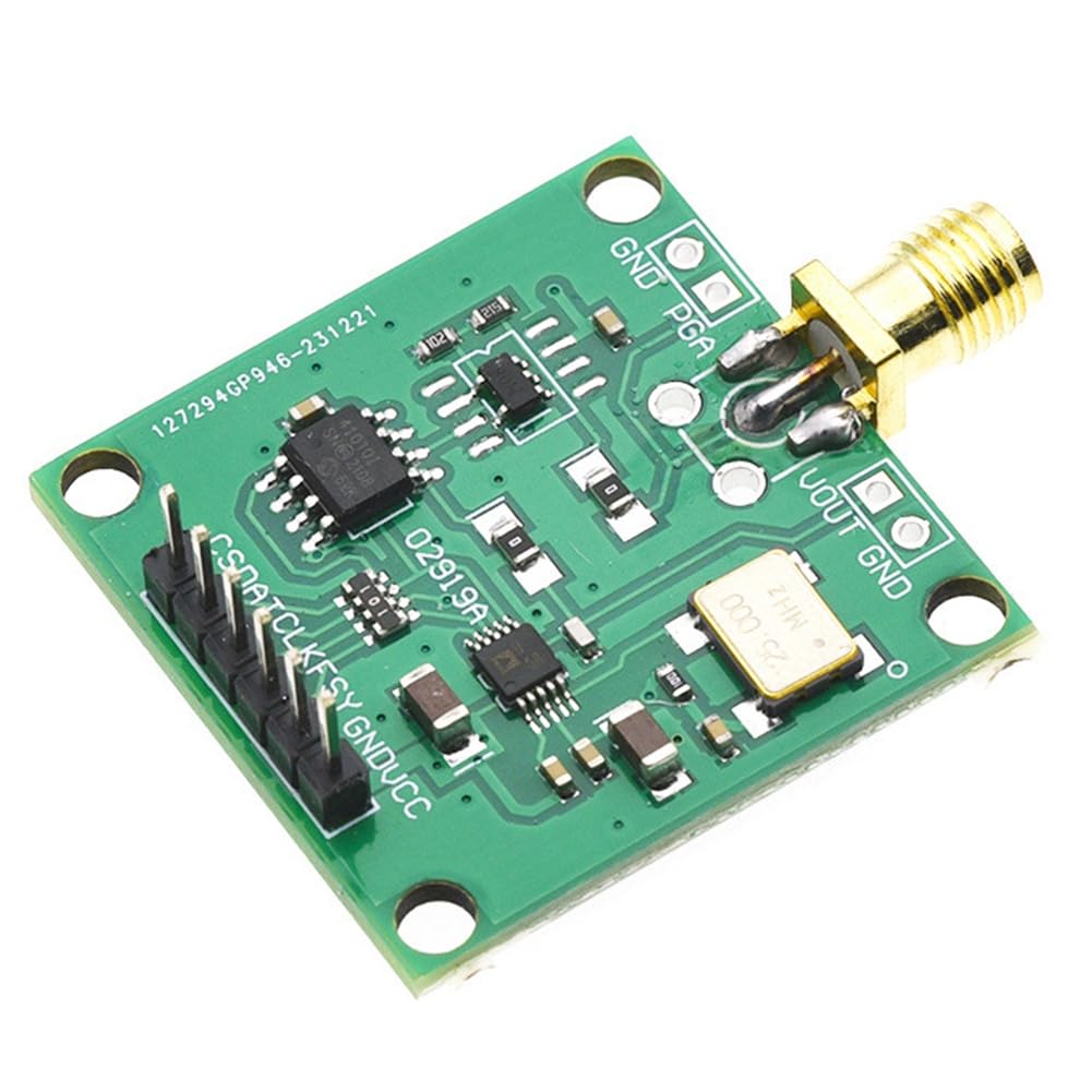 NONDK AD9833 DDS Signal Generator Module-SPI Interface, 0-12.5MHz Sine/Triangle Square Wave, Dual Output with Built-in Amplifier