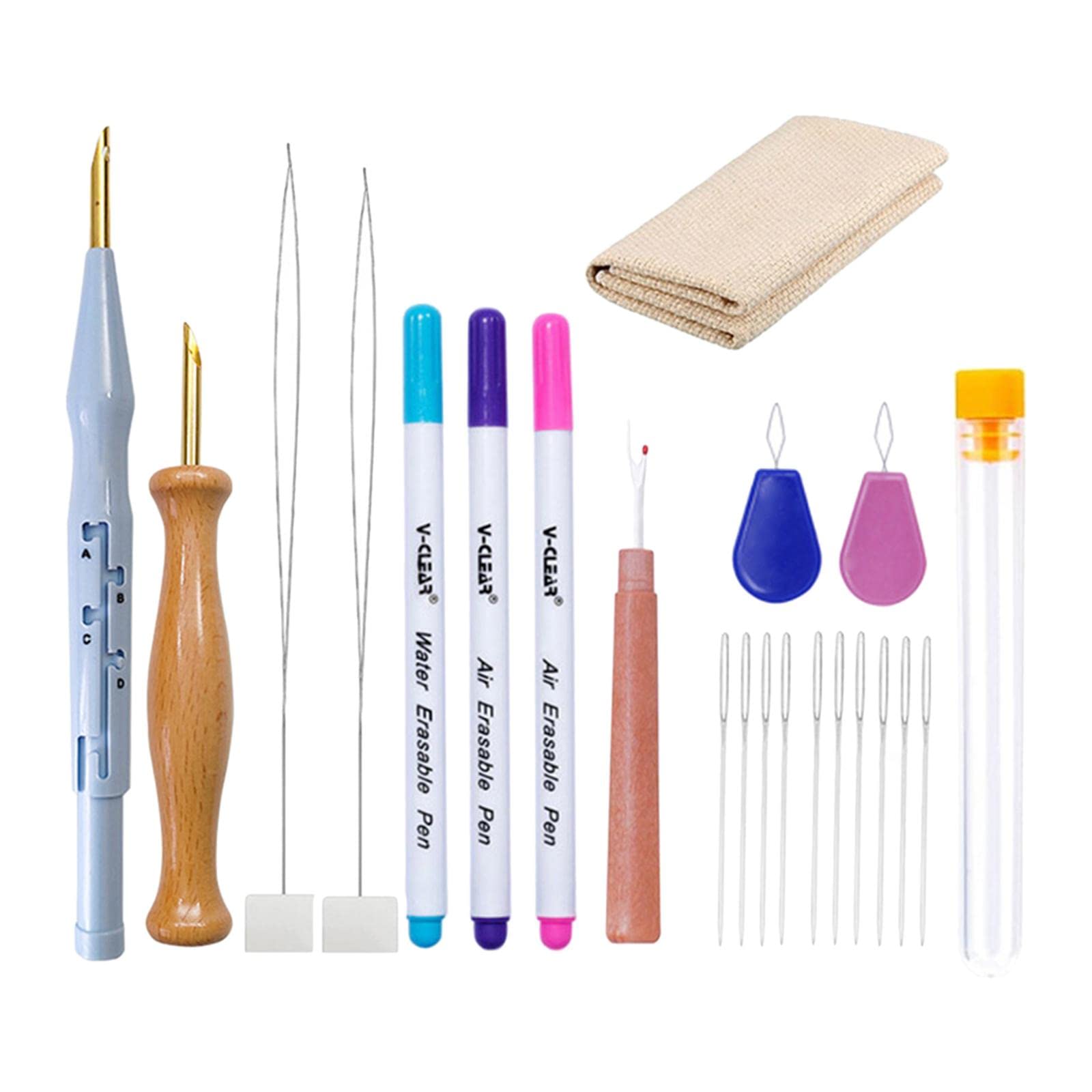 Embroidery Pen Punch Needle Kits Making Crafts Tools Without scissors