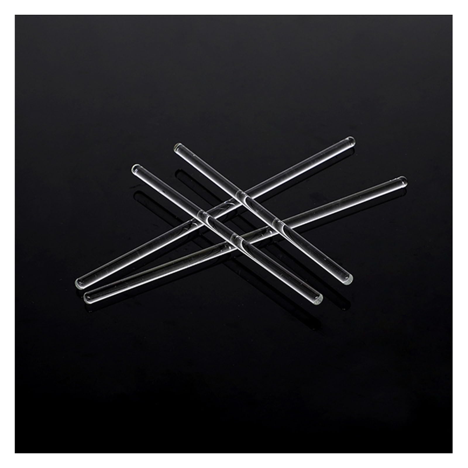 YYJzsw 5 Sztuk 10 Sztuk Lab Szklane Pręty Do Mieszania Mieszadło Borokrzemianowe Do Laboratorium Chemicznego(10x400mm 5pcs)