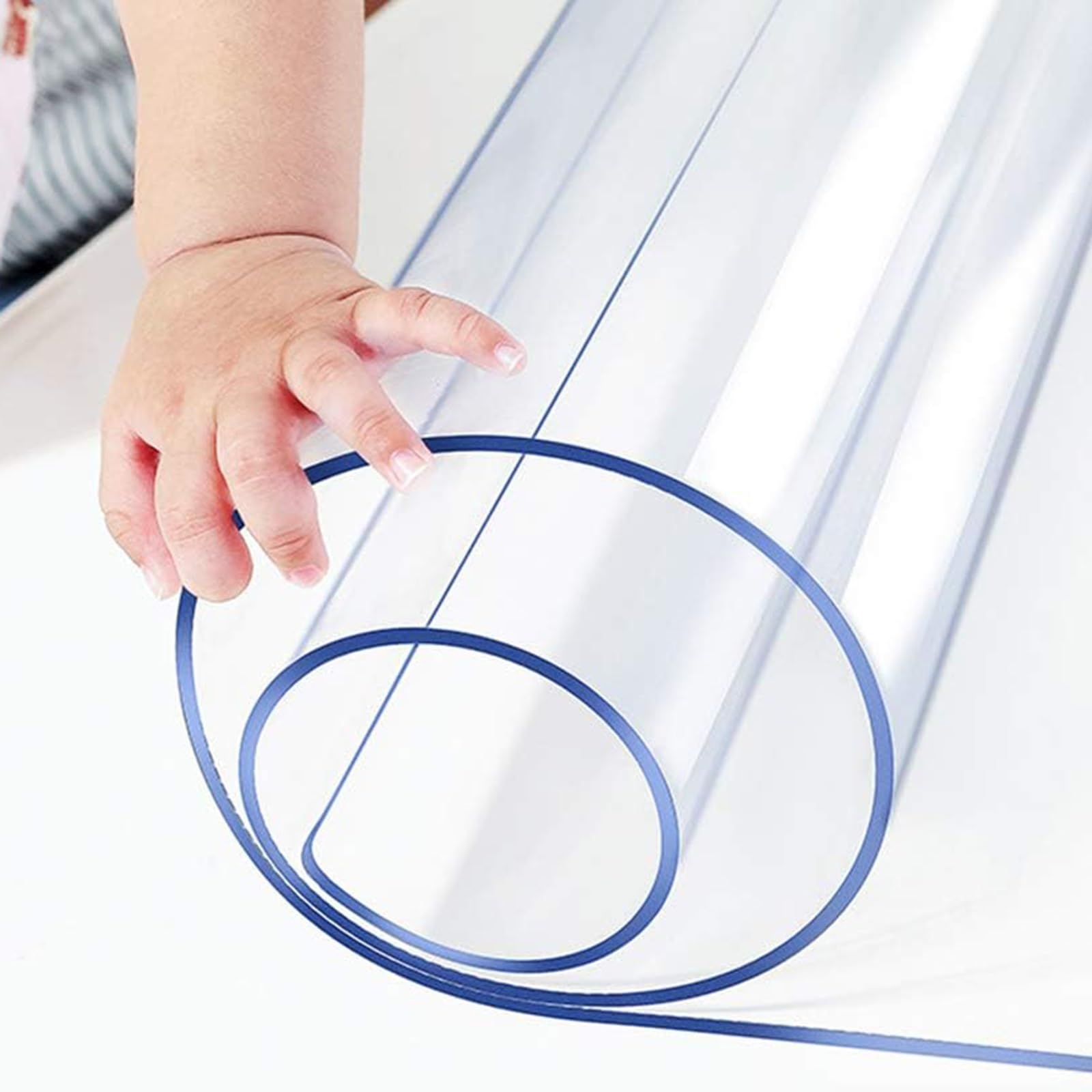 Chair Mats - Clear Floor Protector PVC Anti-Scratch Slip Resistant Waterproof Customizable Size Transparent Protection Mat for Home